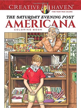 Read Creative Haven The Saturday Evening Post Americana Coloring Book - Marty Noble file in ePub