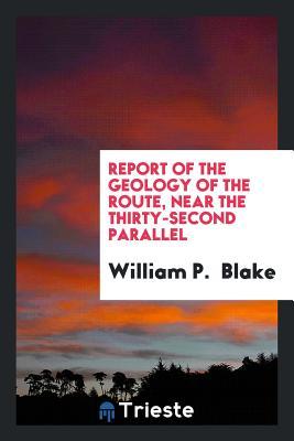 Read Report of the Geology of the Route, Near the Thirty-Second Parallel - William Phipps Blake file in ePub