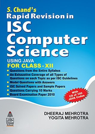 Read online S.Chand’s Rapid Revision in ISC Computer Science for Class 12 - Dheeraj Mehrotra & Yogita Mehrotra | ePub