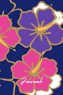 Download Journal: Dot Grid Layout for Creative Journalling Dark Floral Design with Bold Hibiscus - Kate Notes file in PDF