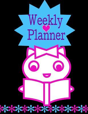 Read Weekly Planner: Undated Perpetual Cute Cat Theme Planner 52 Weeks -  file in PDF