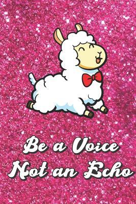 Read online Be A Voice Not An Echo: Jumping Sheep On Pink Glitter Stars Effect Background, Lined Paper Note Book For Girls or Boys To Draw, Sketch & Crayon or Color (Kids Teens and Adult Journal Books) - Janice H. McKlansky Publishing file in PDF