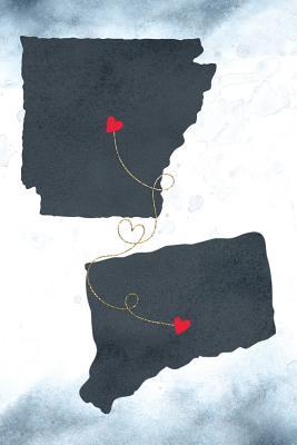 Download Arkansas & Connecticut: Long Distance Out of State Notebook - Blank Lines -  file in ePub