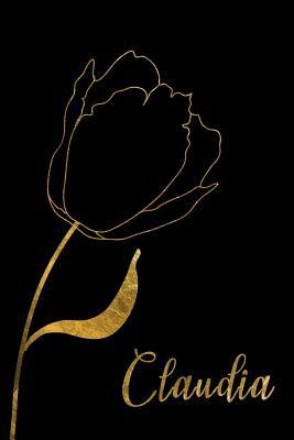 Read online Claudia: Personalized Writing Journal for Women - Elegant Black and Gold - Fancy Names Press | ePub