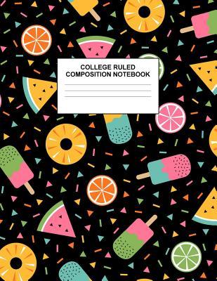 Read online College Ruled Composition Notebook: Cute Blank Lined Journal to Write In with White Paper Rule Pages for School Subject and Writing Pad: Design Code A4 5604 - Nifty Prints file in PDF
