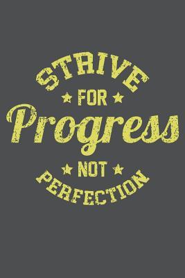 Download Strive For Progress Not Perfection: Lined Journal Notebook - Banoc Bookz | ePub