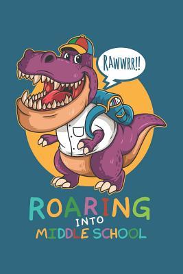 Read online Rawwrr Roaring Into Middle School: Week to Page Academic Diary Planner July 2019 - June 2020 - Bridgewater T-Rex Academic Planners Co file in PDF