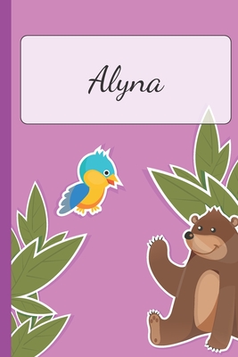 Download Alyna: Personalized Name Notebook for Girls Custemized with 110 Dot Grid Pages A custom Journal as a Gift for your Daughter or Wife Perfect as School Supplies or as a Christmas or Birthday Present Cute Girl Diary - Cute Journal Lovers file in PDF
